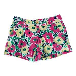 Lilly Pulitzer Callahan Shorts 100% Cotton Women's Size 0
